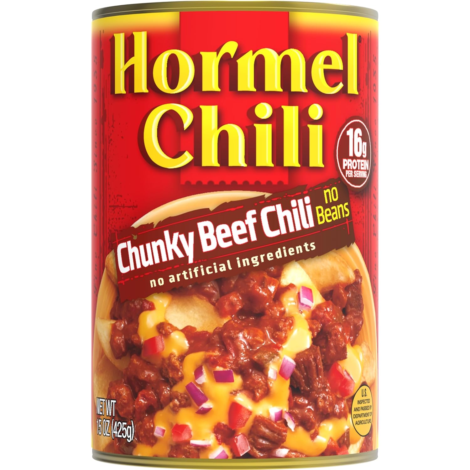Hormel Chili Chunky Chili No Beans 12-Pack for Delicious Meals