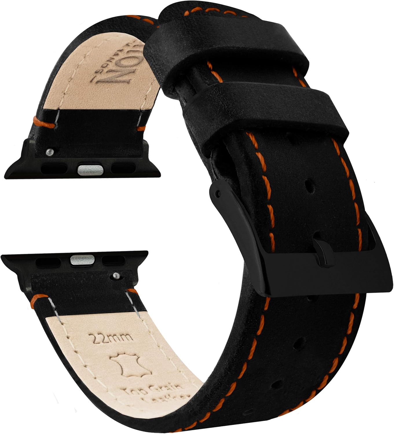 Top Grain Leather Watch Bands for Apple Watch Models 1 to 10