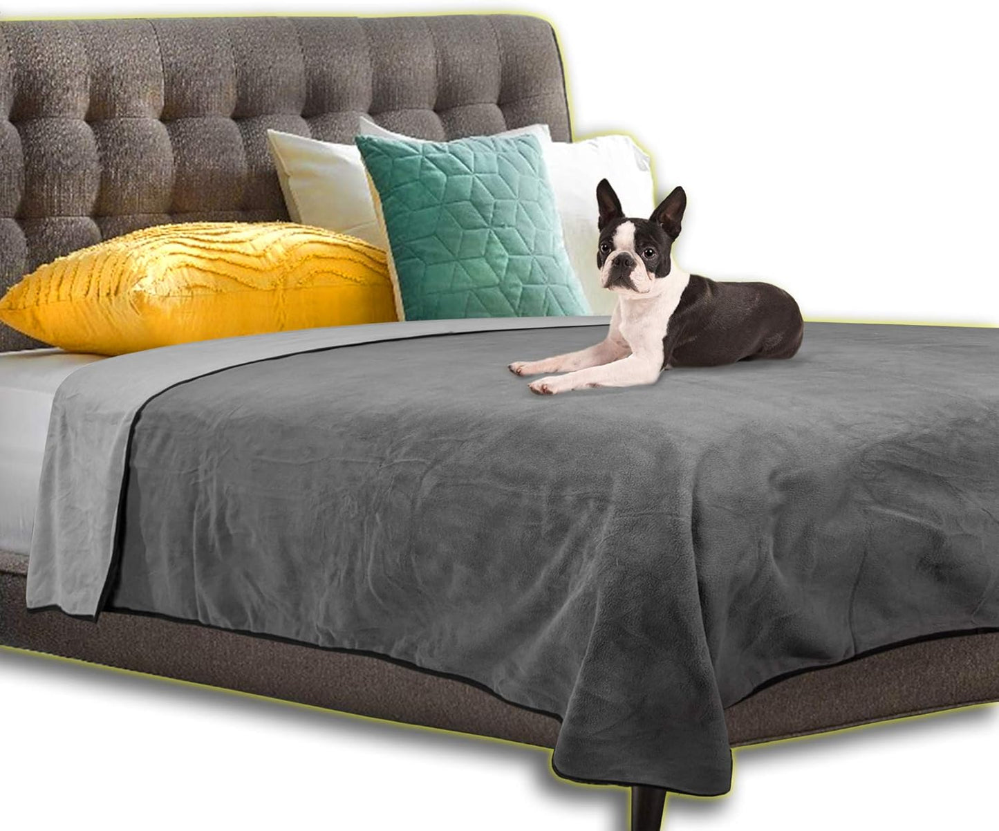 100% Leak Proof Waterproof Bed Cover for Pets and Adults