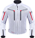 Motorcycle Jacket for Men CE Armored Mesh - Summer Breathable