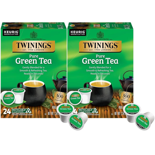 Twinings Green Tea K-Cup Pods for Keurig - 48 Count Delight