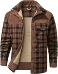 Men's Outdoor Vintage Plaid Flannel Shirt Jacket - Warm Layering Piece