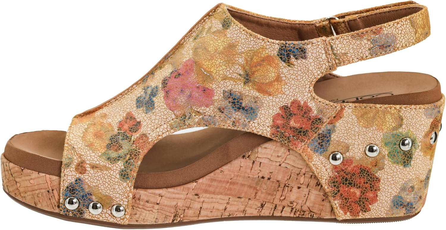 Corkys Carley Wedges: Stylish Comfort with EVA Foam Insoles