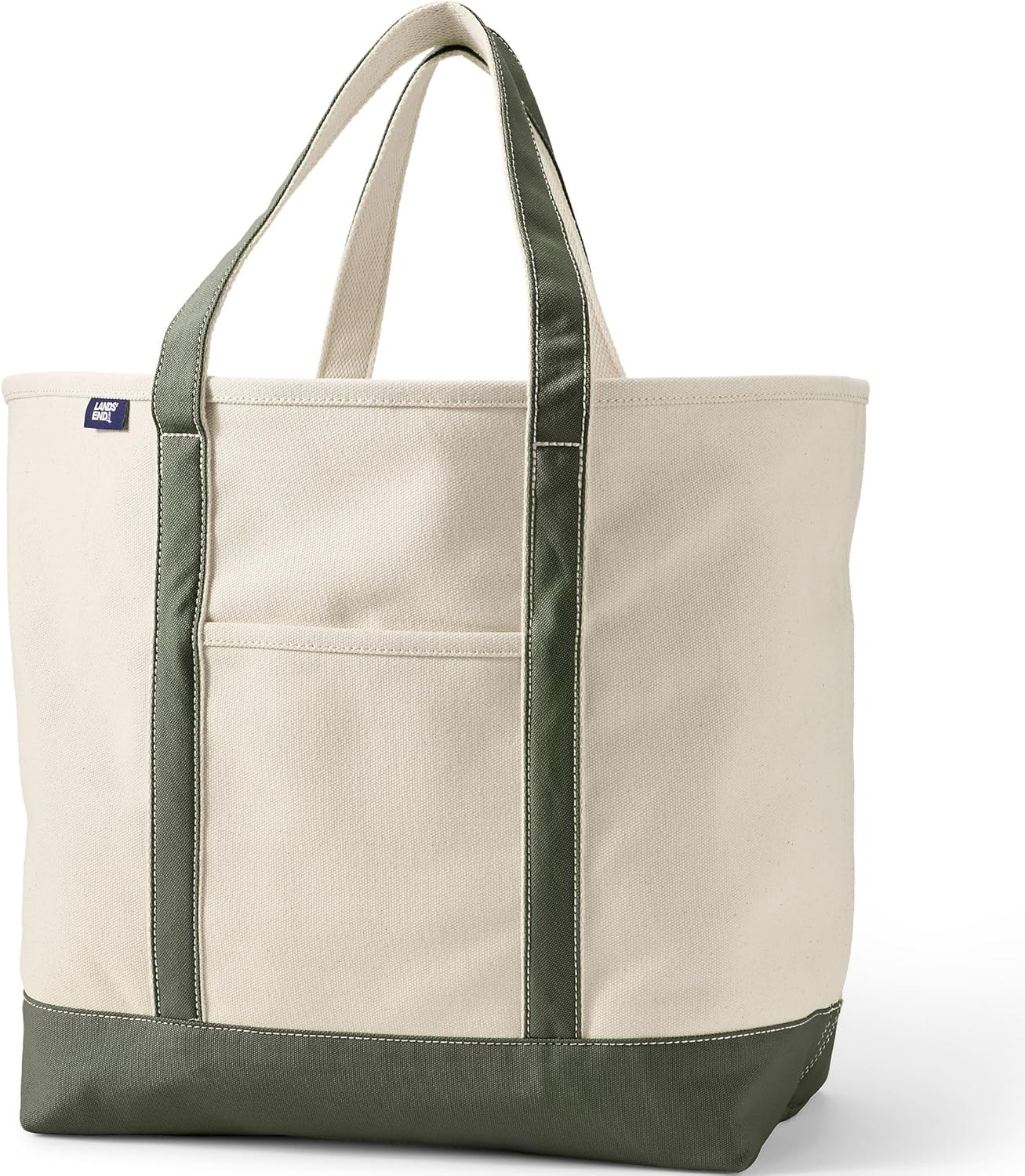 Durable Lands' End Open Top Canvas Tote Bag for Every Occasion