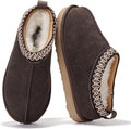 Project Cloud 100% Genuine Leather Womens Slippers - Plush Shearling