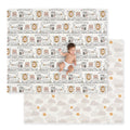 JumpOff Jo Baby Play Mat 70 x 59 in - Large Foldable Zoo Train
