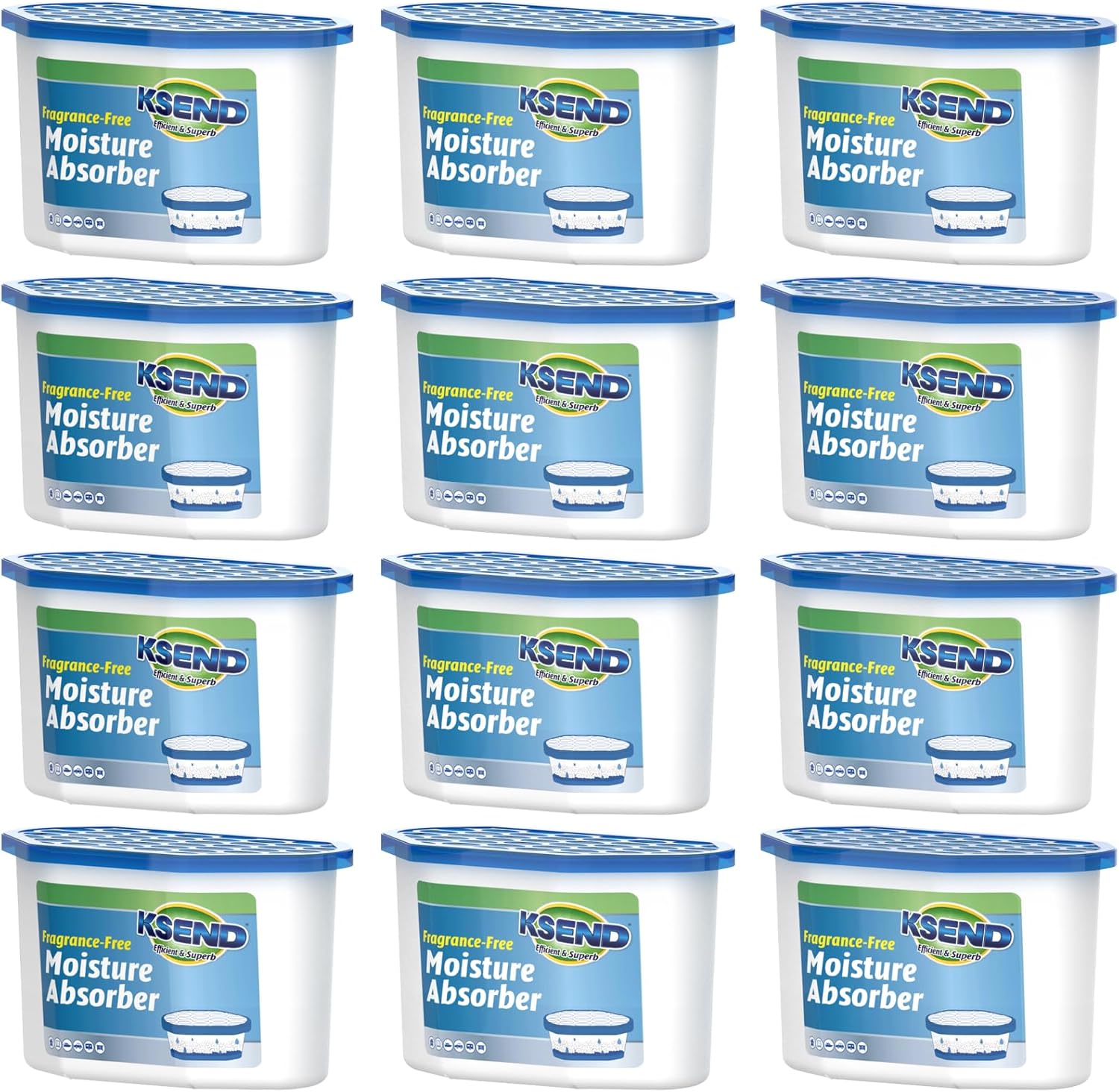 Moisture Absorbers 12 Pack Efficient Humidity Control for Closets