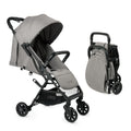 Lightweight Travel Stroller Grey - Compact One-Hand Fold for Travel