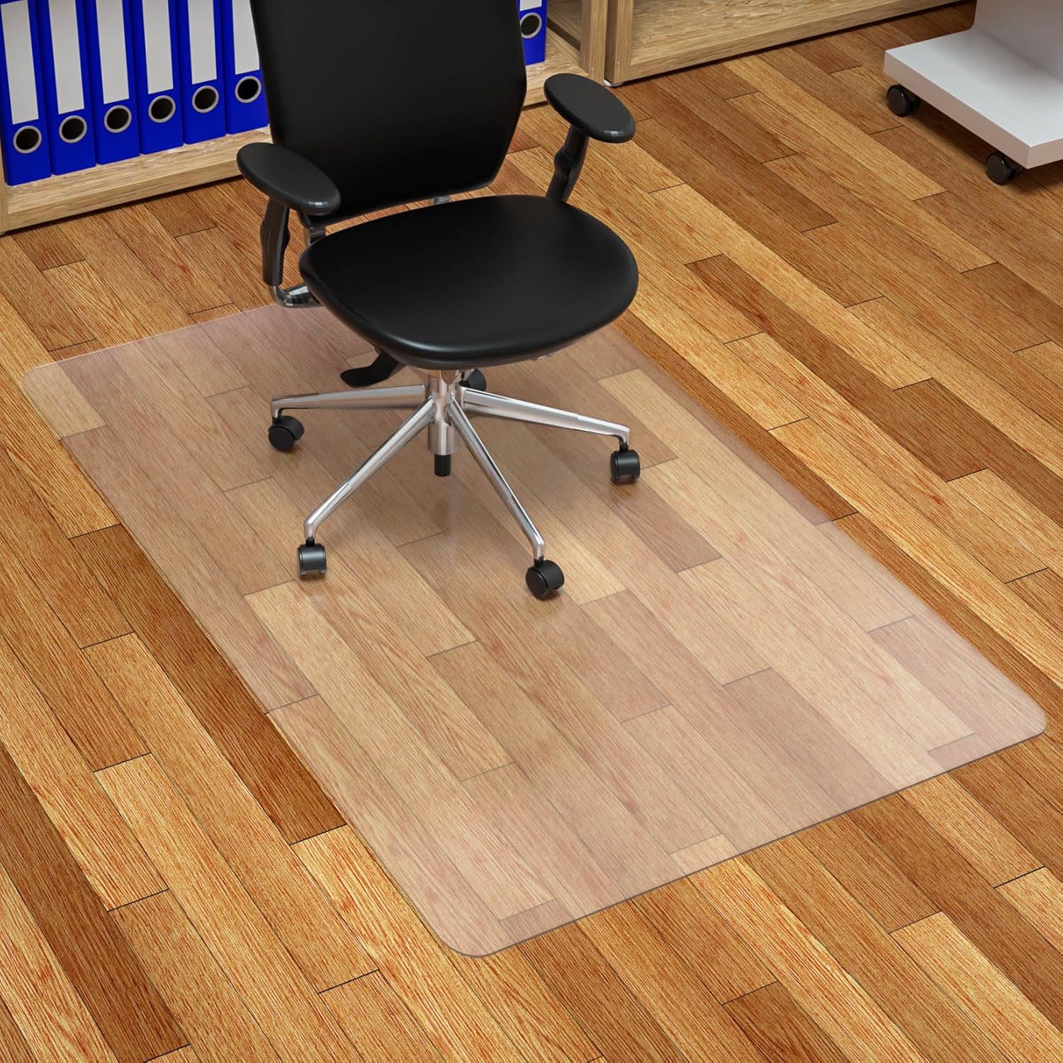 Non-Slip Clear Desk Chair Mat - Easy Glide 30 x 48