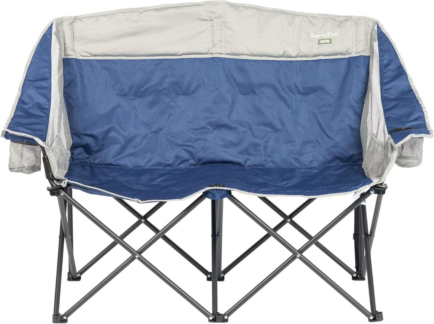 SUNNYFEEL Folding Double Camping Chair for Outdoor Adventures