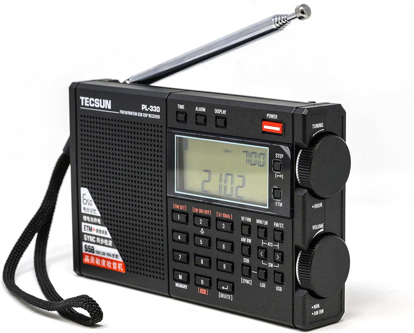 Tecsun Digital PL330 Worldband Radio with SSB Receiver Features