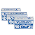 Beef Tallow and Honey Bar Soap 3-Pack - Hydrating Vanilla Scent