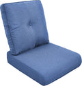 Outdoor Chair Cushions 1 Pack High Back 22x24 Blue - Thick