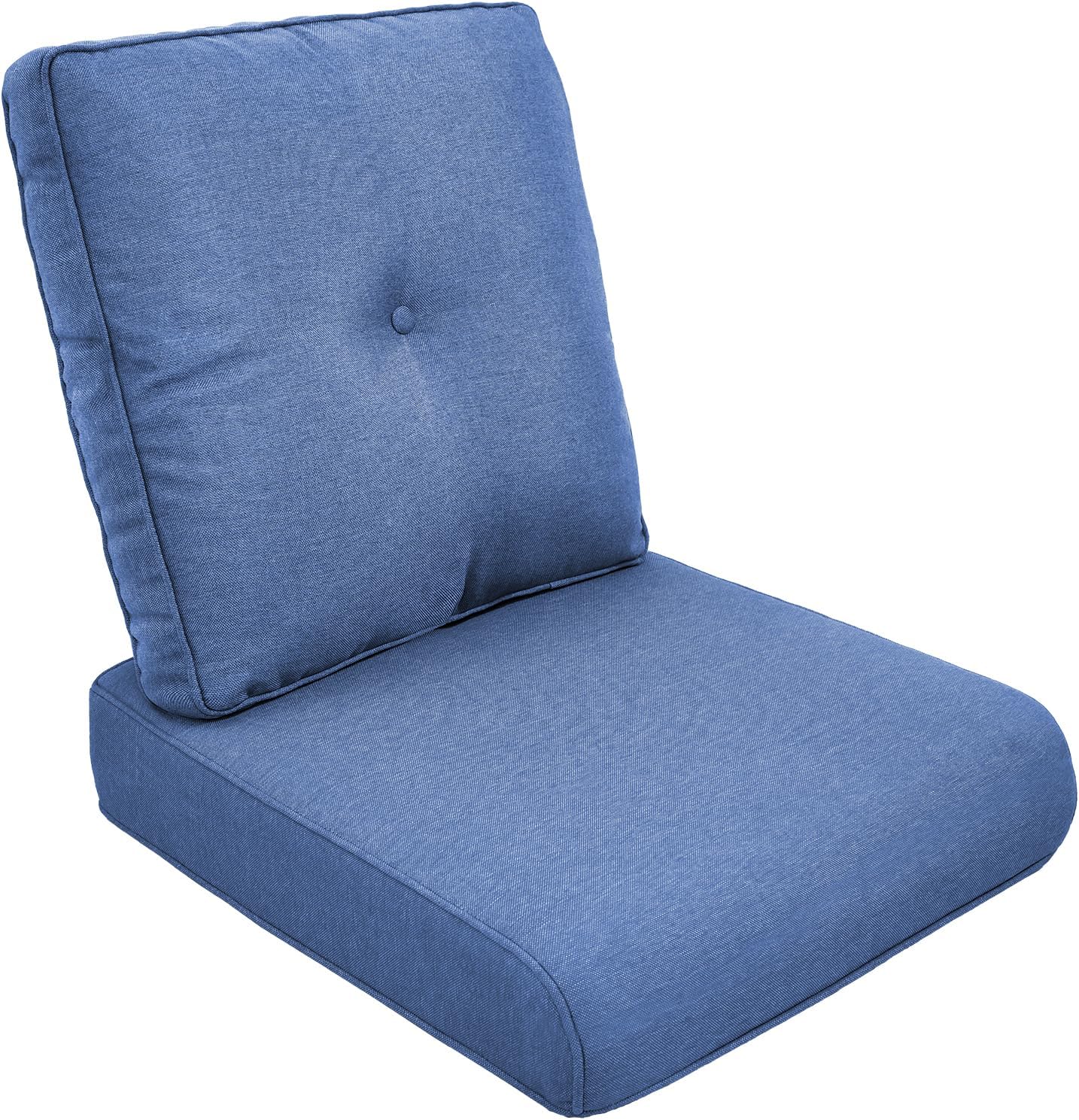 Outdoor Chair Cushions for Patio Furniture - Thick Water-Resistant