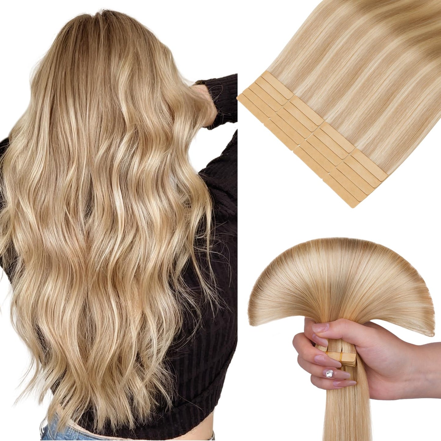 Tape in Hair Extensions for Natural Glow & Soft Touch