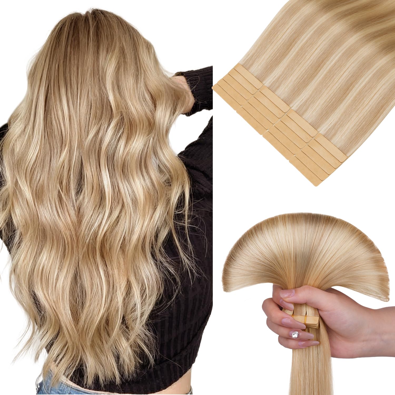 Tape in Hair Extensions for Natural Glow & Soft Touch