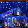 50FT 504 LED Outdoor Christmas Lights - Blue Ice Drops