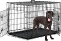 48 Inch Extra Large Dog Crate for Medium Dogs - Foldable Double Door