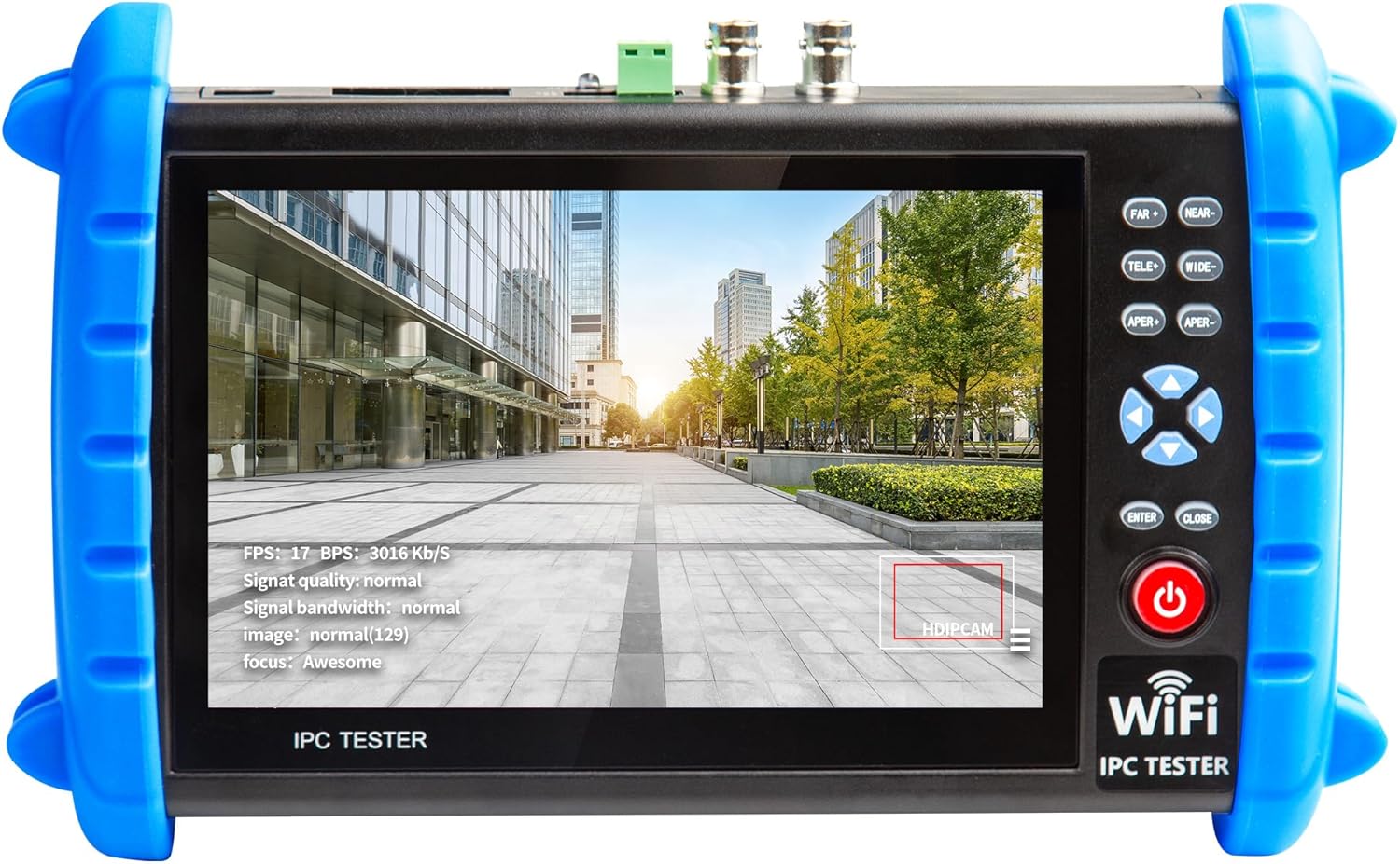 CCTV Camera Tester with 7in IPS Touch Screen and 6K Support