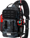 Ghosthorn Fishing Backpack Tackle Sling Bag - Lightweight Tackle