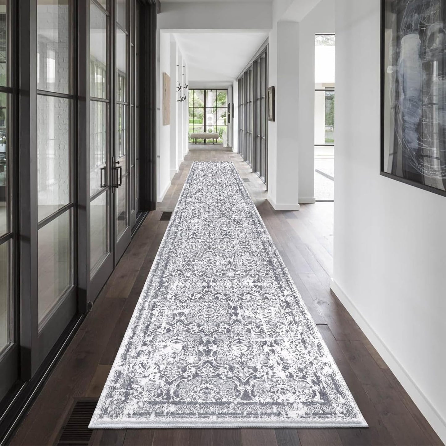 Vaukki Vintage Shaggy Soft Laundry Runner Rug for Home Use