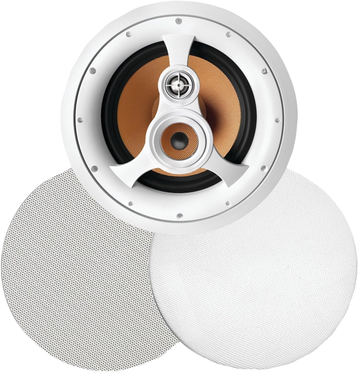 BIC America 250W 3-Way 10 In-Ceiling Speaker - Pivoting Tweeter for Enhanced Sound