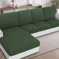 Backrest Cushion Covers for Sectional Sofa Set - Bronze Green reviewed