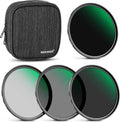 NEEWER 82mm Fixed ND Filter Kit ND1000 ND64 ND8 ND4 - Smooth Long