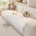 Couch Cover for Dogs Washable L Shape White - Thick Fuzzy Protector