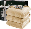 Beautyrest Heated Blanket King - Reversible Plush Sherpa, 20 Heat