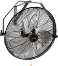 VEVOR 18 in Wall Mount Fan - High Airflow, Weatherproof