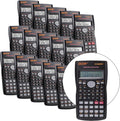 24 Pack Scientific Calculators 2-Line Engineering Large Display - Bulk