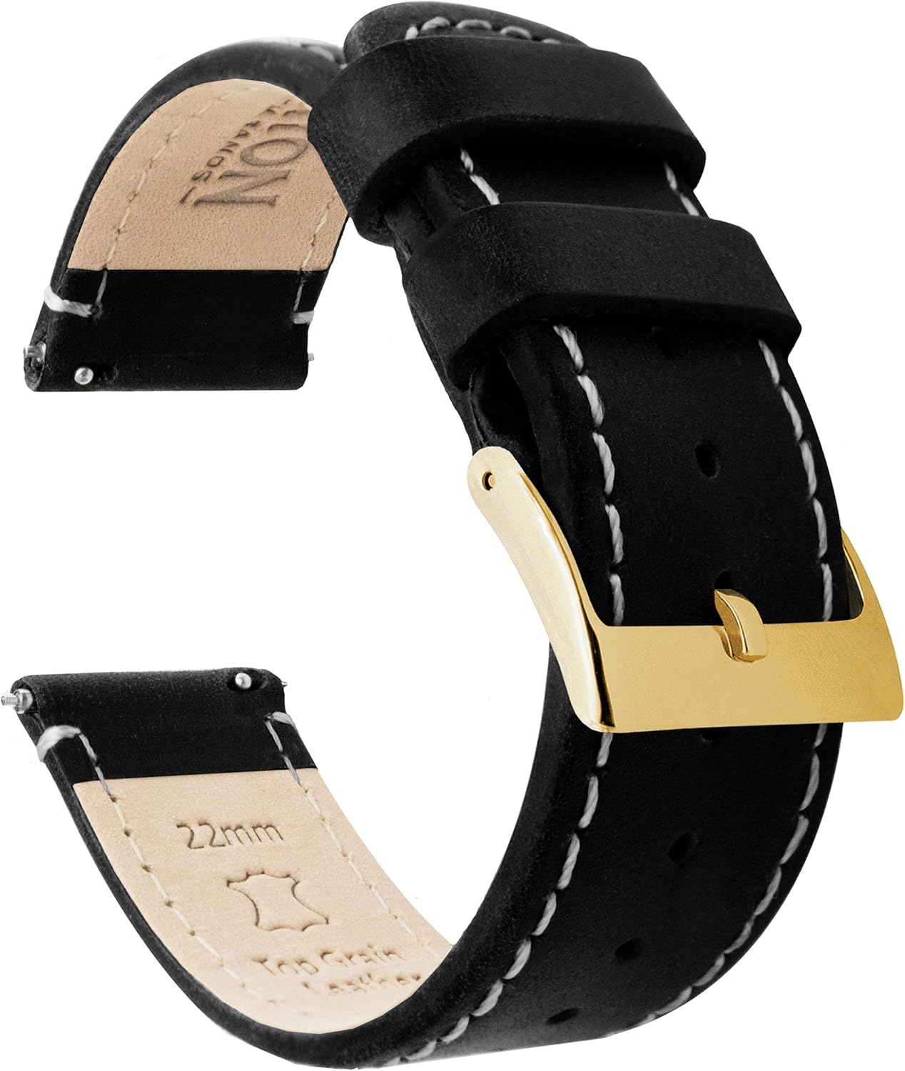 Barton Quick Release Top Grain Leather Watch Band Strap Options