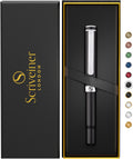 Scriveiner Black Rollerball EDC Luxury Pen - Pocket Friendly Elegance