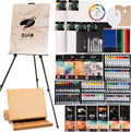All-in-One Art Painting Set with Tabletop Easel & Tripod - 174pcs