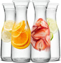 Kook Glass Carafe Set 35 oz - Elegant Carafes for Mimosas & Juice