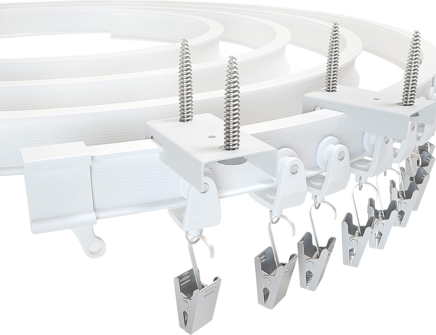 Flexible Ceiling Curtain Track for Any Space
