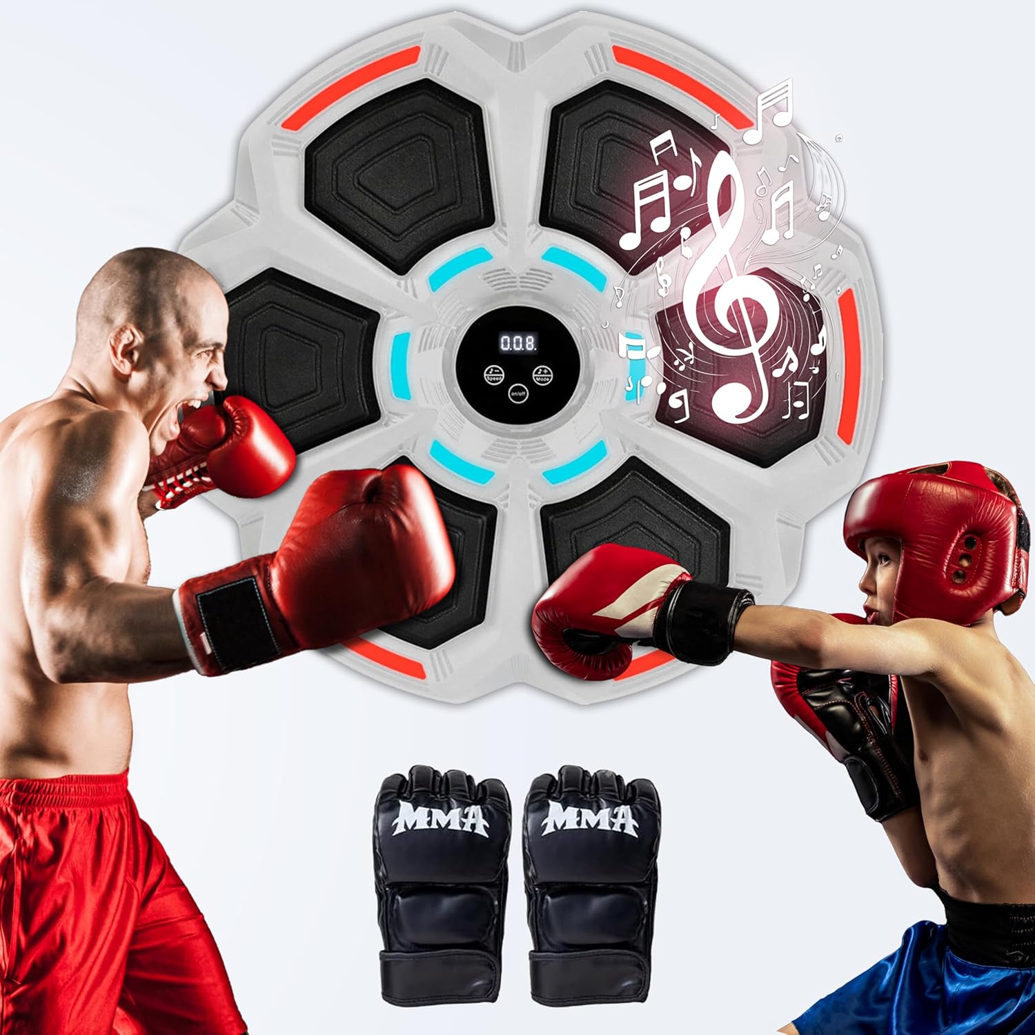 Wall-Mounted Music Punch: Adult & Kids Boxing Fun!