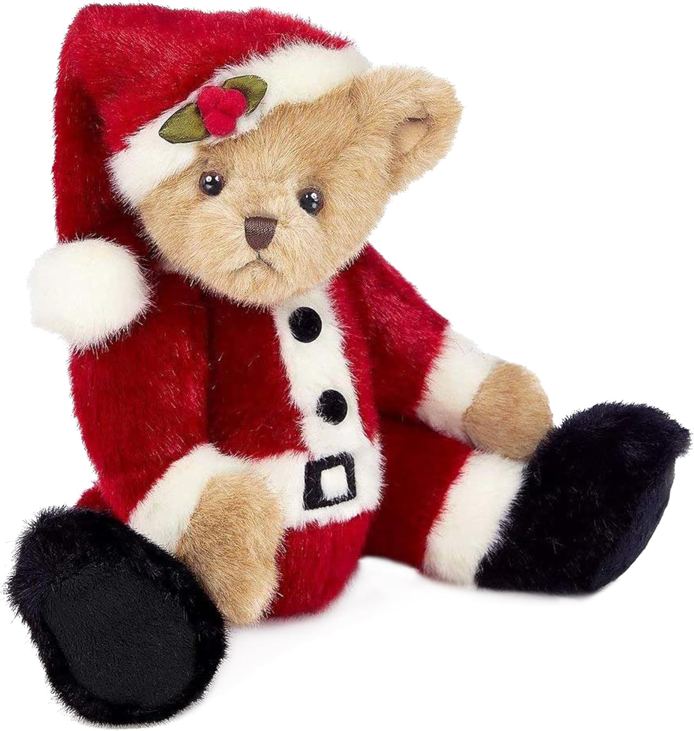 Bearington Papa Santa Bear 14 Inch Plush Christmas Teddy Gift