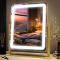 FENNIO Vanity Mirror with Lights - 15in x 12.6in LED Lighted Makeup