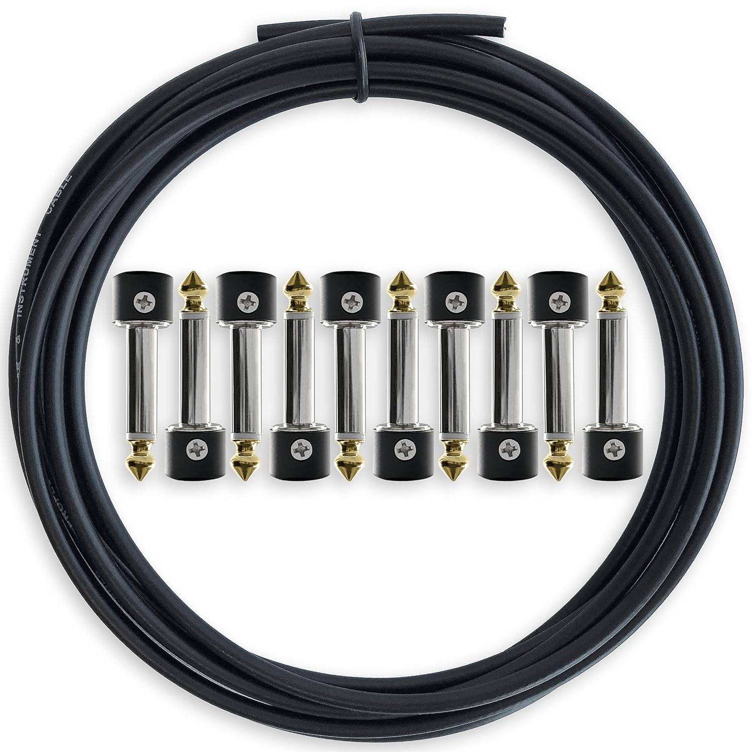 Crosby Solderless Pedalboard Cable Kit for Custom Cables