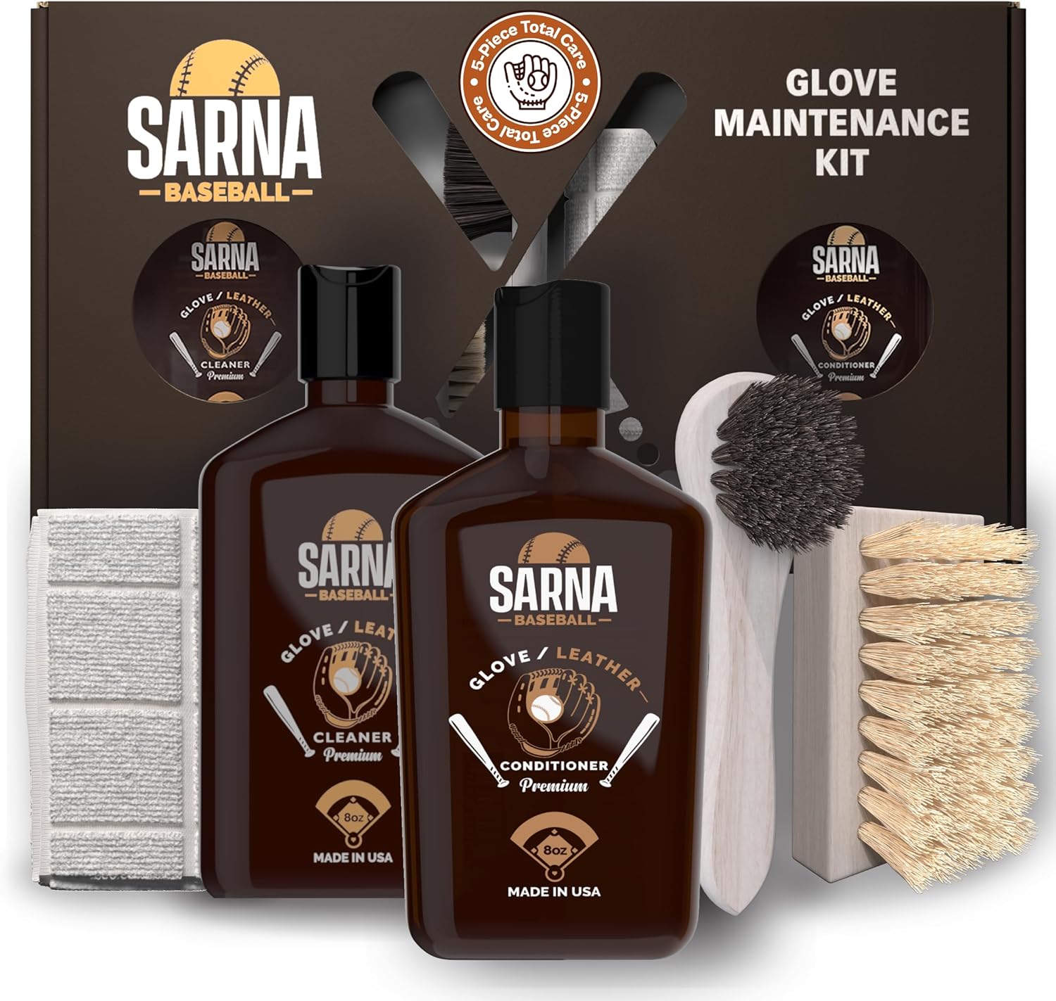 Sarna Glove Conditioner Kit for Baseball Gloves and Mitts