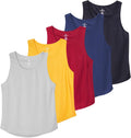 Men's Mesh Y-Back Muscle Tank 5 Pack - Big & Tall Fit