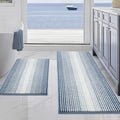 BSICPRO Bathroom Rugs and Mats Set - Thick Absorbent Chenille