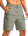 Men's Hiking Cargo Shorts 9ft Lightweight Outdoor Travel - Secure 5