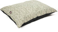 Rectangle Large Dog Bed 46 x 35 in Charlie Beige - Washable Plush