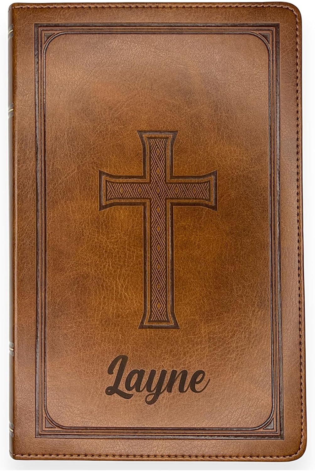 Personalized KJV Deluxe Holy Bible with Celtic Cross Design