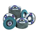 Sali 24 Pack Zirconia Flap Disc 80 Grit 4.5in x 7/8in - Heavy Duty