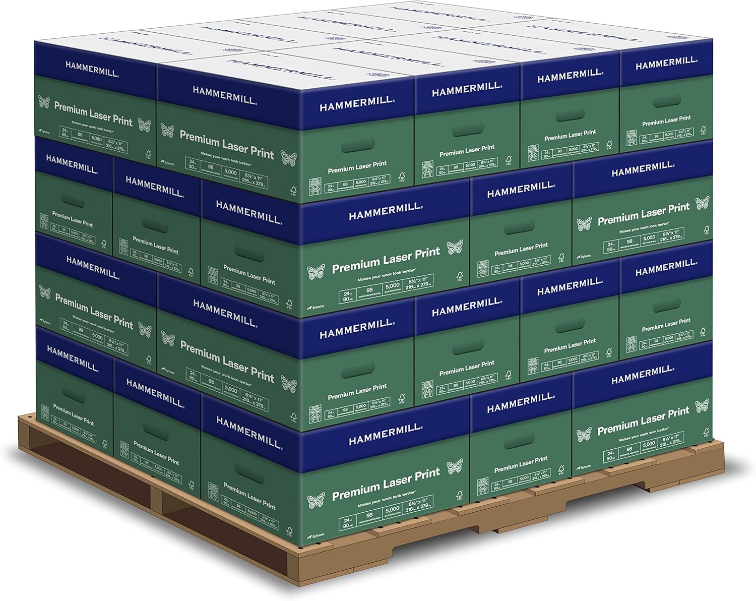 Hammermill Premium Laser Print 24lb Copy Paper for Quality Printing