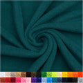 Pico Textiles Teal Solid Fleece Fabric 10 Yard Bolt - Soft, 60in